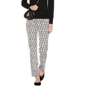 Tory Burch Reya Cropped Straight Leg Jeans